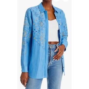 NEW Kobi Halperin Genevieve Blouse Women's Size Small Retail: $498
